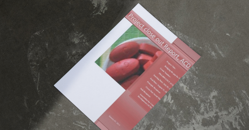 Read more about the article Project Close-Out Report 2015